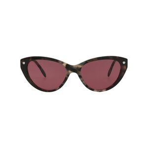 Alexander McQueen Cat Eye-Frame Acetate Sunglasses Brown Womens